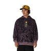 BLUZA Z KAPTUREM FOX IMAGE PRINT OVERSIZED FLEECE PO PLUM PERFECT XXL